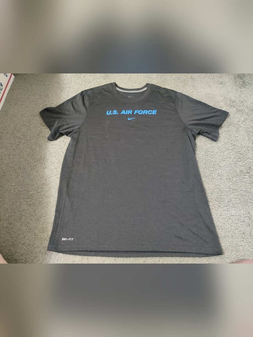 Nike U.S. Air Force Short-Sleeve Tee - Black with Blue Logo